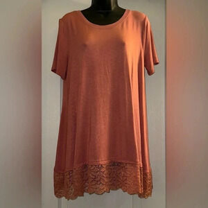 Zenana Signature Short Sleeve Long Top